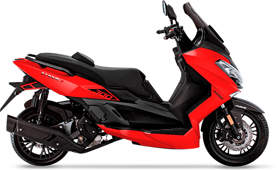 Wottan Storm-S 300cc Red - Banner Gamarro Motos Sevilla