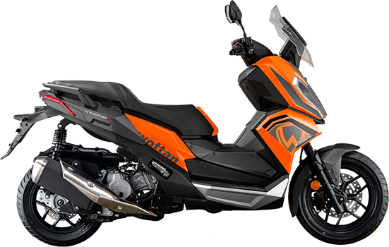 Wottan Storm-V 125cc Naranja - Banner Gamarro Motos Sevilla